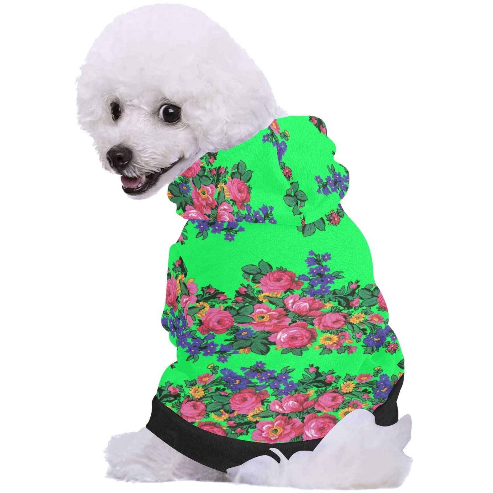 Kokum's Revenge Green Pet Dog Hoodie Pet Dog Hoodie e-joyer