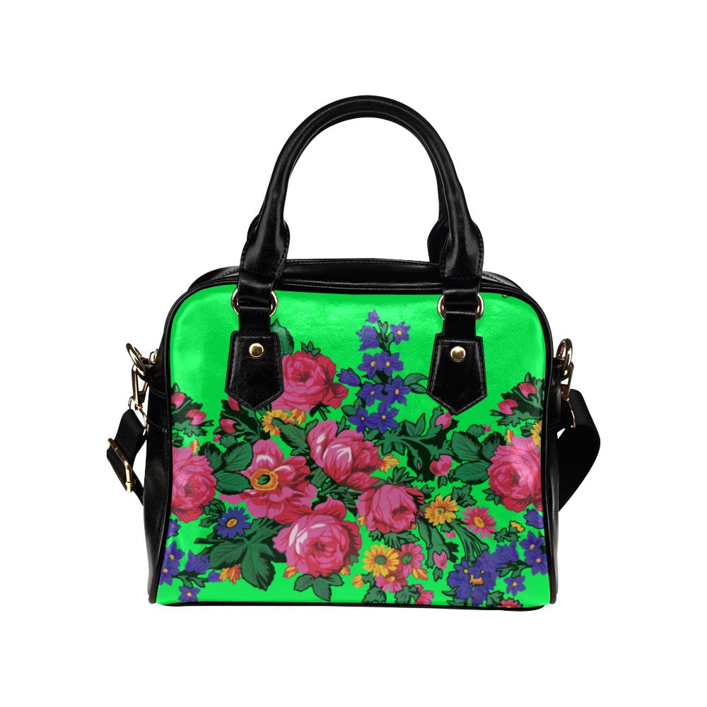 Kokum's Revenge Green Shoulder Handbag (Model 1634) Shoulder Handbags (1634) e-joyer