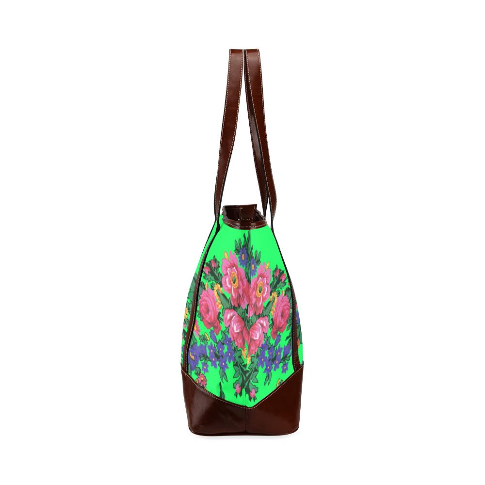 Kokum's Revenge Green Tote Handbag (Model 1642) Tote Handbags (1642) e-joyer