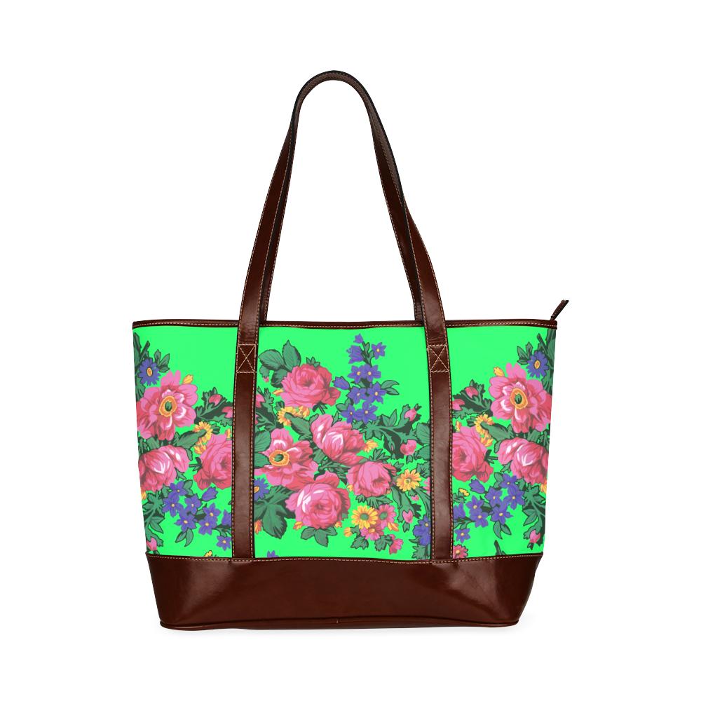 Kokum's Revenge Green Tote Handbag (Model 1642) Tote Handbags (1642) e-joyer