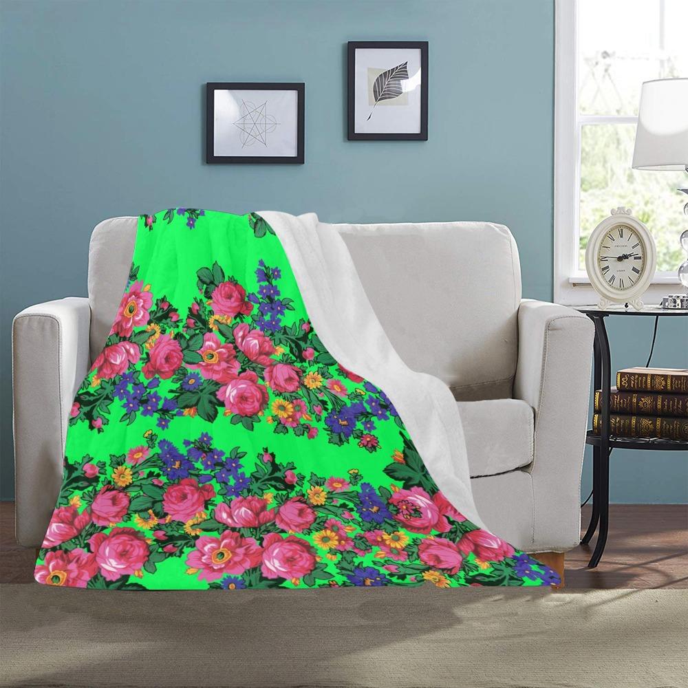 Kokum's Revenge Green Ultra-Soft Micro Fleece Blanket 40"x50" Ultra-Soft Blanket 40''x50'' e-joyer