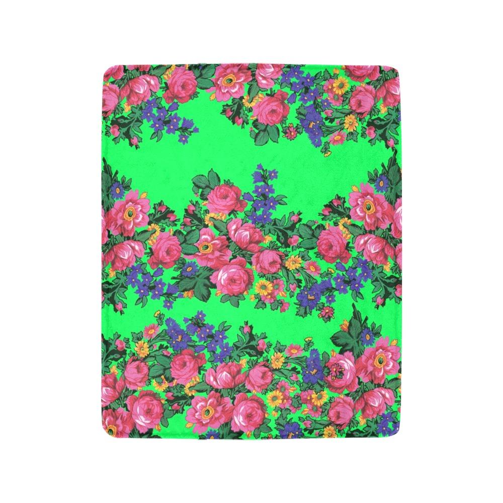Kokum's Revenge Green Ultra-Soft Micro Fleece Blanket 40"x50" Ultra-Soft Blanket 40''x50'' e-joyer