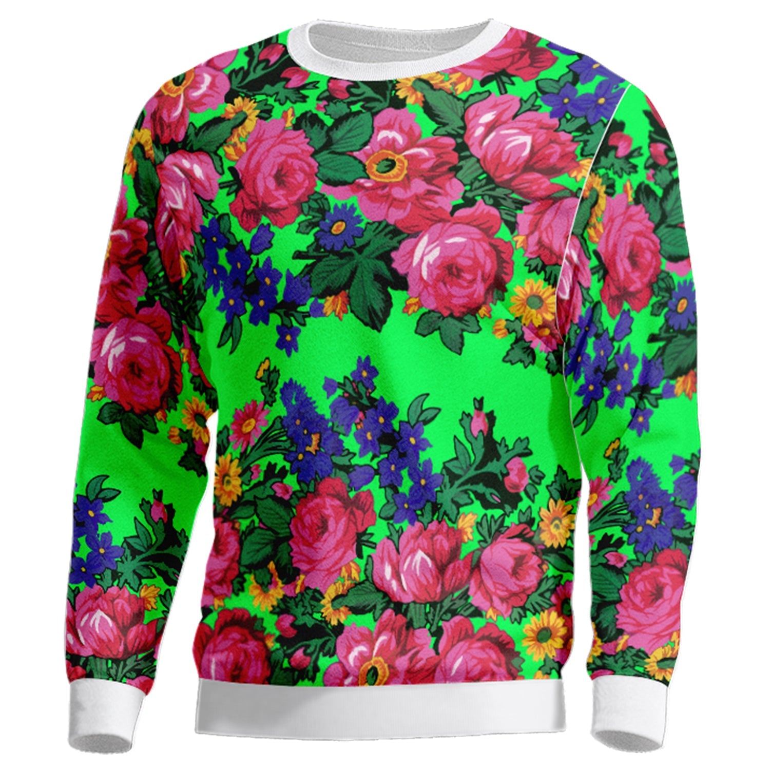 Kokum's Revenge Green Unisex Crewneck Long Sleeve Top Herman