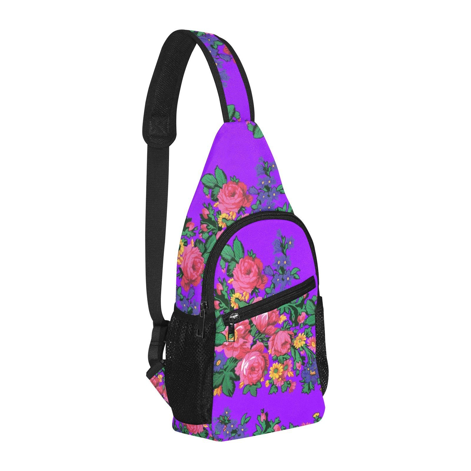 Kokum's Revenge Lilac All Over Print Chest Bag (Model 1719) All Over Print Chest Bag (1719) e-joyer