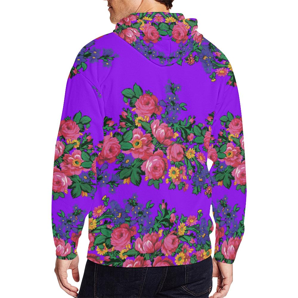 Kokum's Revenge-Lilac All Over Print Full Zip Hoodie for Men (Model H14) All Over Print Full Zip Hoodie for Men (H14) e-joyer