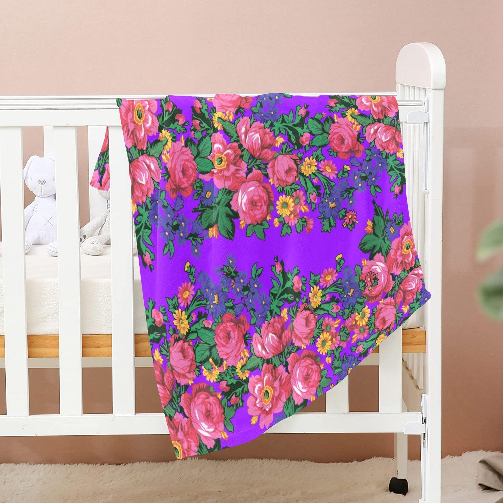 Kokum's Revenge-Lilac Baby Blanket 30"x40" Baby Blanket 30"x40" e-joyer