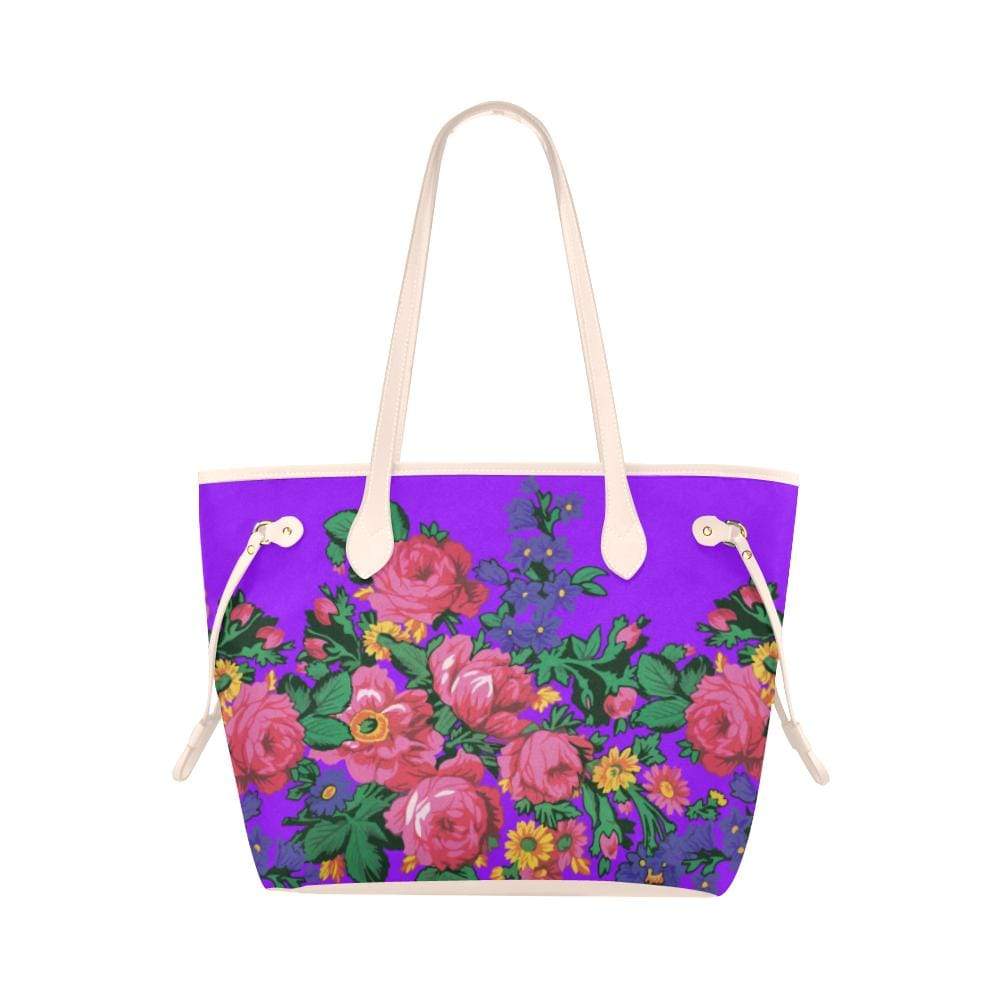 Kokum's Revenge-Lilac Clover Canvas Tote Bag (Model 1661) Clover Canvas Tote Bag (1661) e-joyer