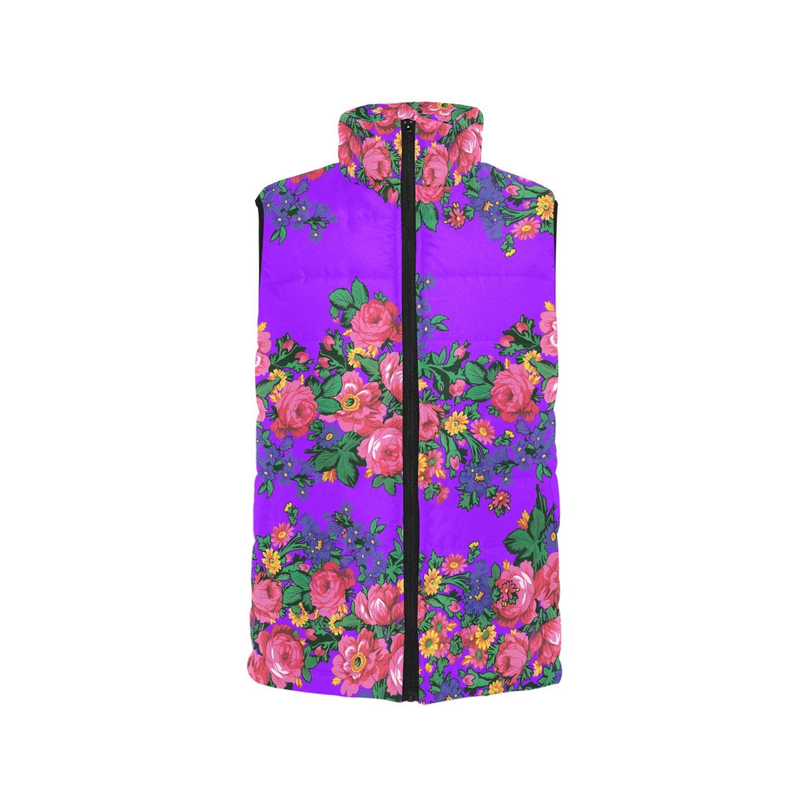 Kokum's Revenge Lilac Men's Padded Vest Jacket (Model H44) Men's Padded Vest Jacket (H44) e-joyer