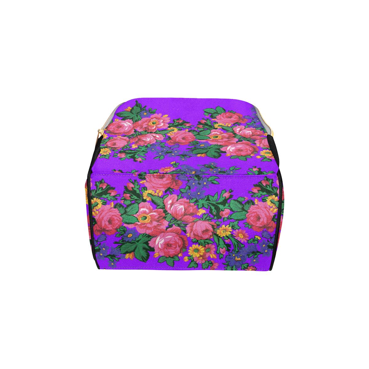 Kokum's Revenge-Lilac Multi-Function Diaper Backpack (Model 1688) Diaper Backpack (1688) e-joyer