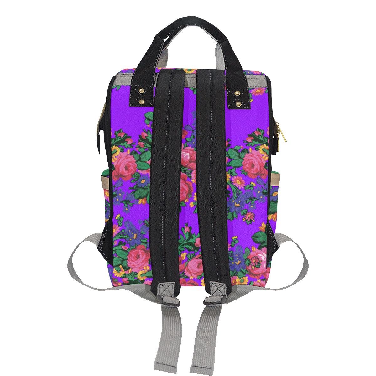 Kokum's Revenge-Lilac Multi-Function Diaper Backpack (Model 1688) Diaper Backpack (1688) e-joyer