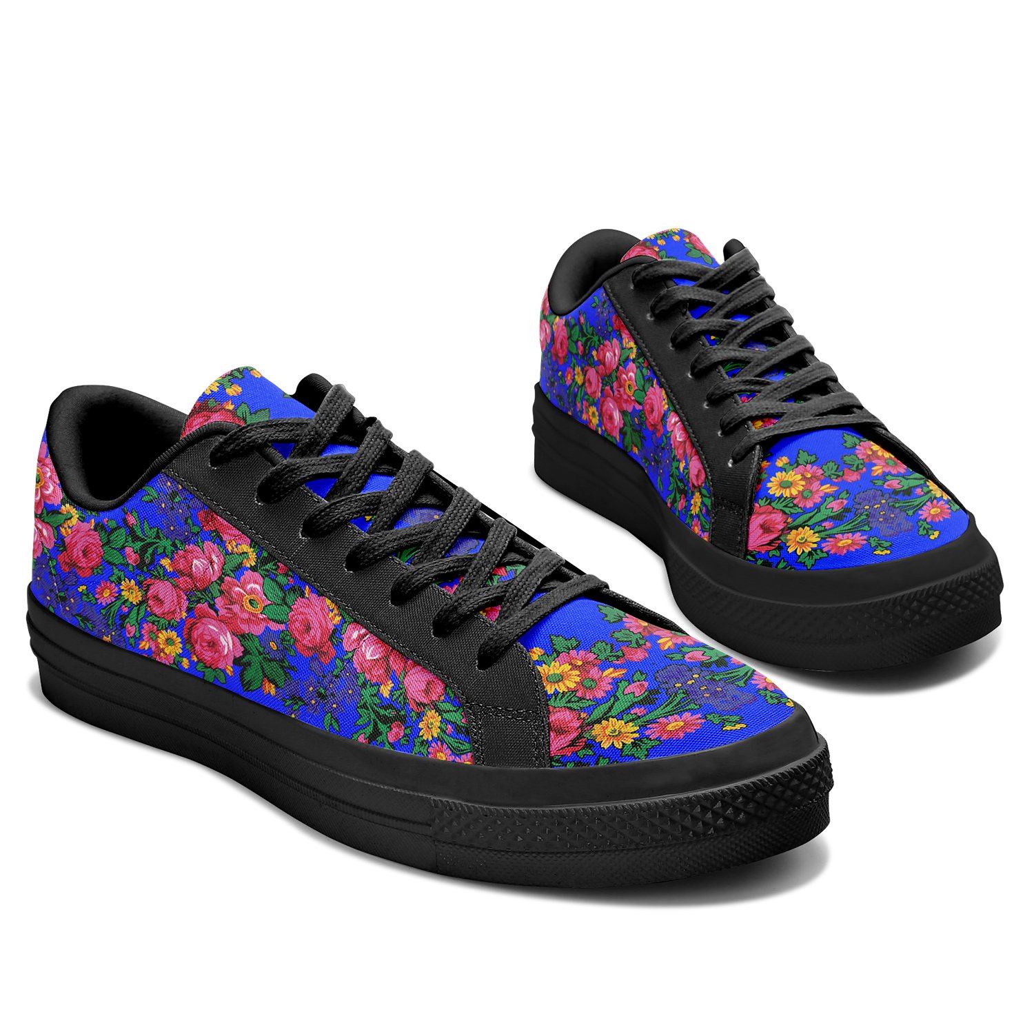 Kokum's Revenge Royal Aapisi Low Top Canvas Shoes Black Sole 49 Dzine