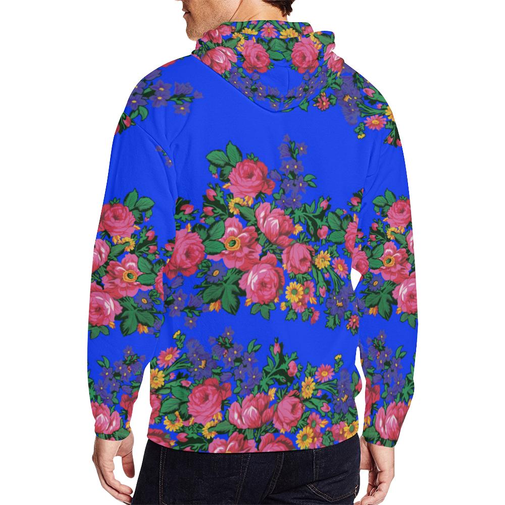 Kokum's Revenge- Royal All Over Print Full Zip Hoodie for Men (Model H14) All Over Print Full Zip Hoodie for Men (H14) e-joyer