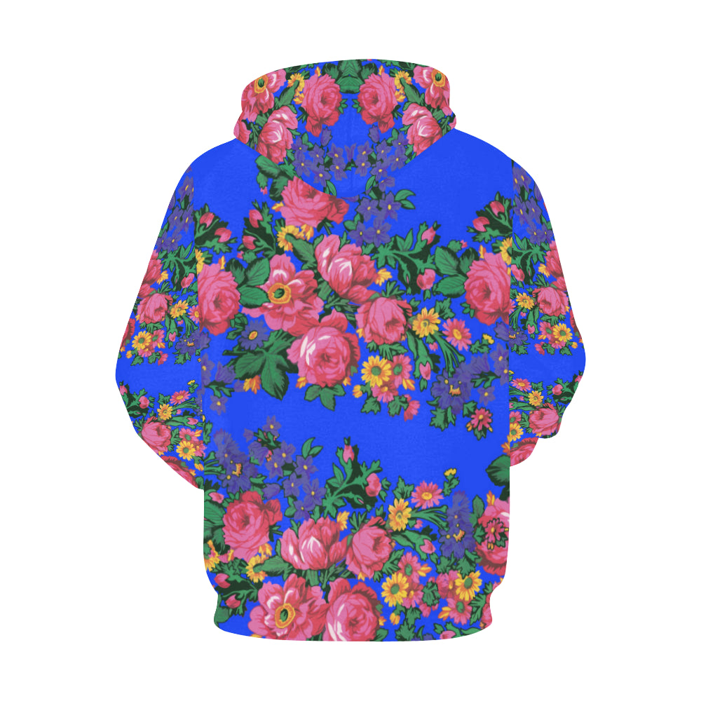 Kokum's Revenge- Royal All Over Print Hoodie for Women (USA Size) (Model H13) Hoodie e-joyer