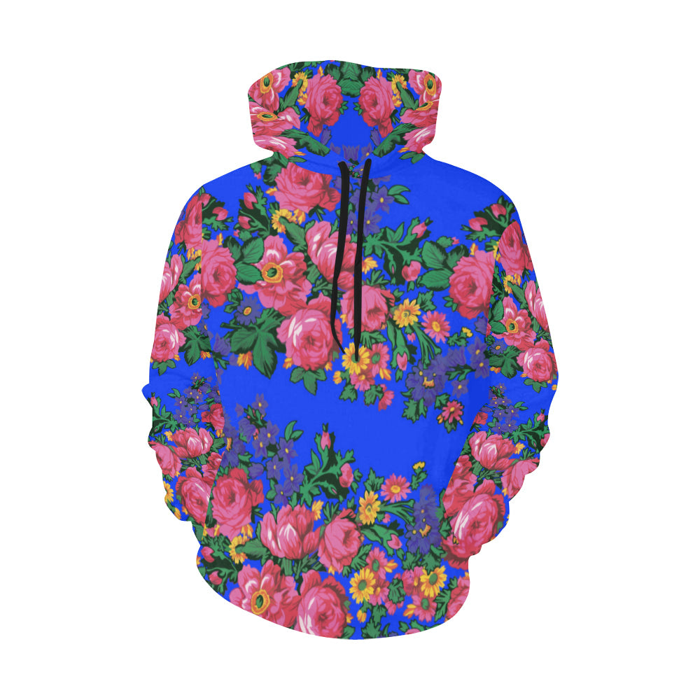 Kokum's Revenge- Royal All Over Print Hoodie for Women (USA Size) (Model H13) Hoodie e-joyer