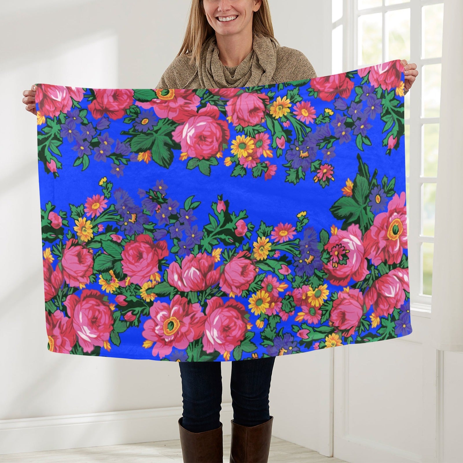Kokum's Revenge Royal Baby Blanket 30"x40" Baby Blanket 30"x40" e-joyer