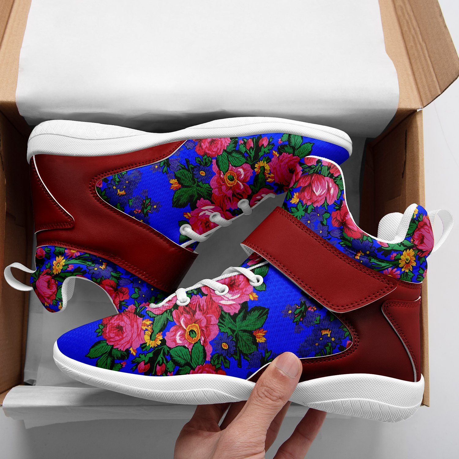 Kokum's Revenge Royal Kid's Ipottaa Basketball / Sport High Top Shoes 49 Dzine