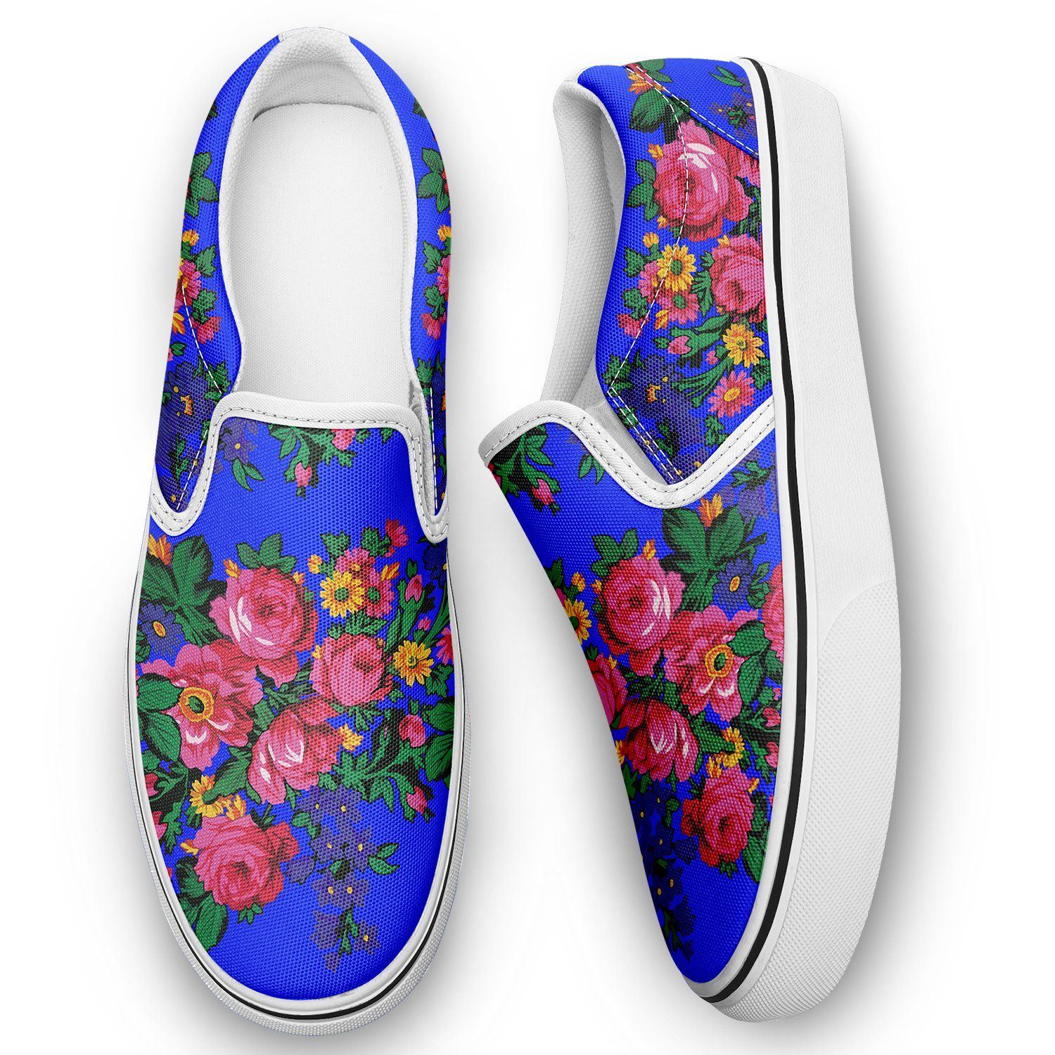 Kokum's Revenge Royal Otoyimm Kid's Canvas Slip On Shoes 49 Dzine