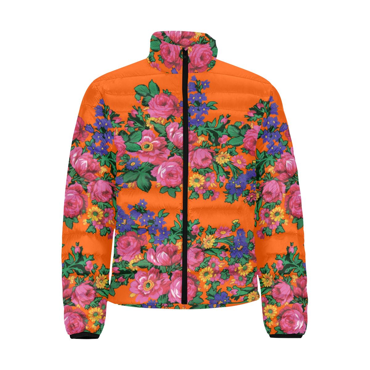 Kokum's Revenge Sierra Men's Stand Collar Padded Jacket (Model H41) Men's Stand Collar Padded Jacket (H41) e-joyer