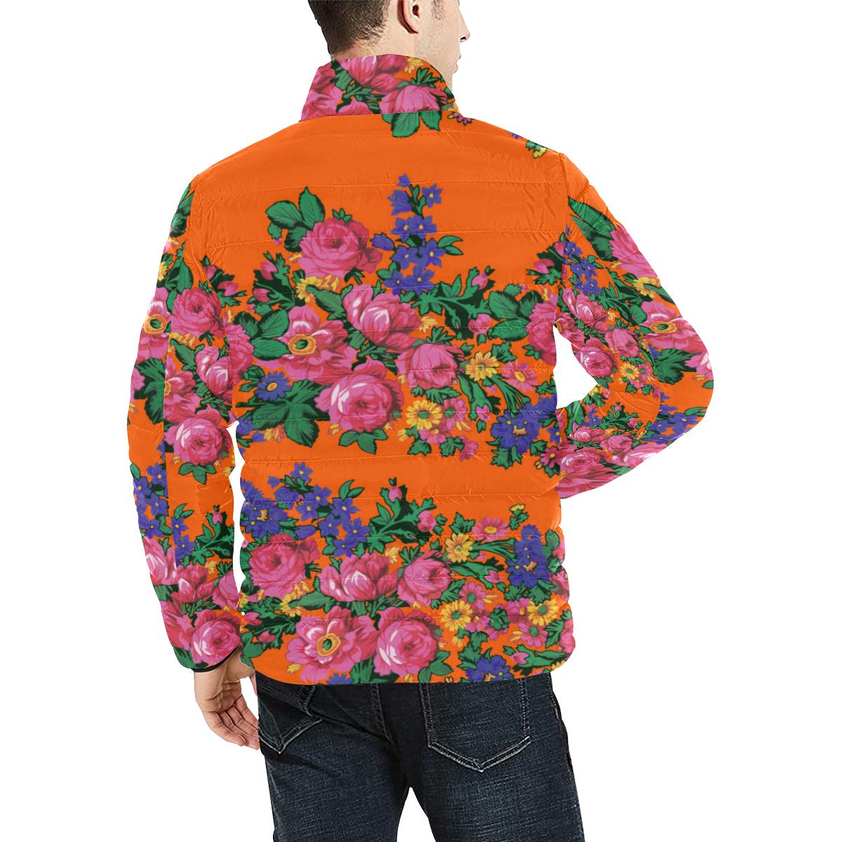 Kokum's Revenge Sierra Men's Stand Collar Padded Jacket (Model H41) Men's Stand Collar Padded Jacket (H41) e-joyer