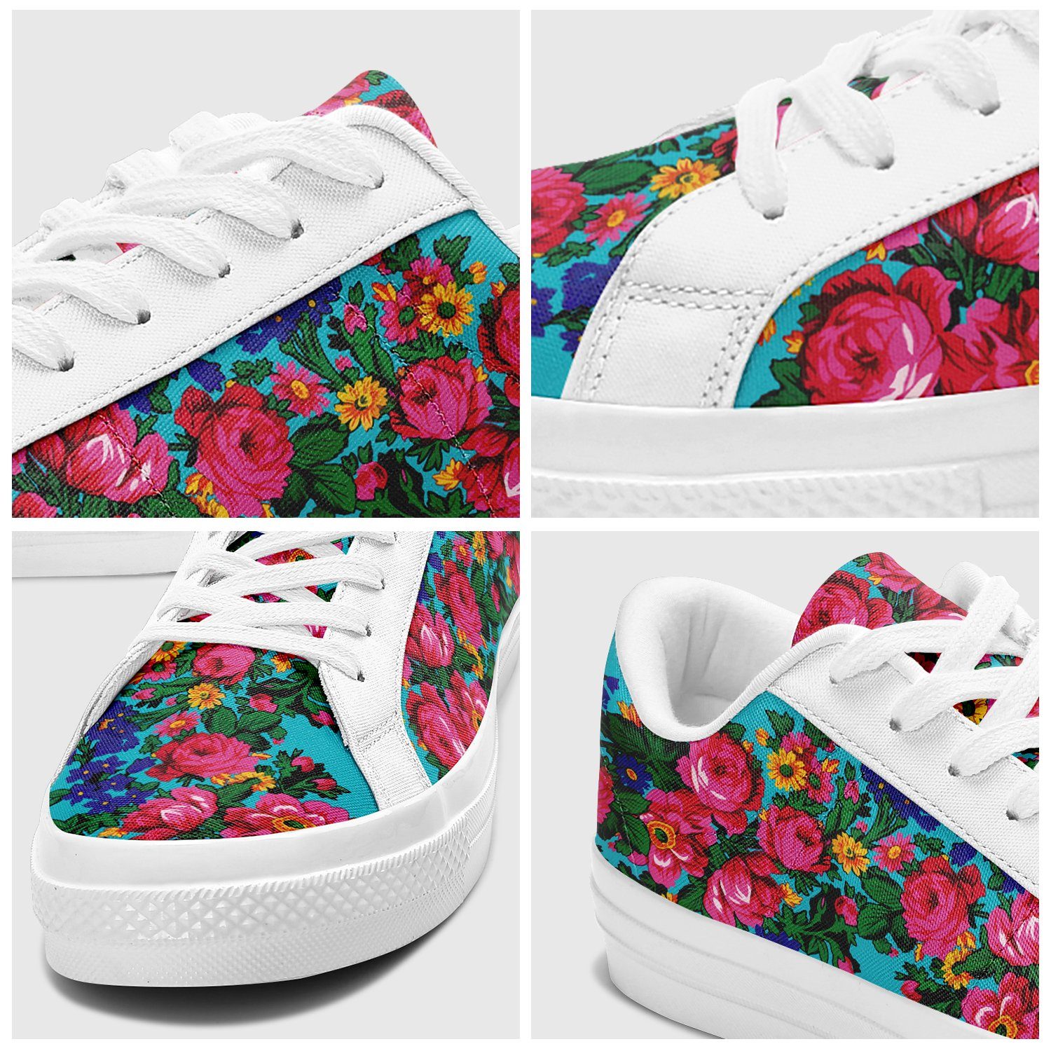 Kokum's Revenge - Sky Aapisi Low Top Canvas Shoes White Sole 49 Dzine