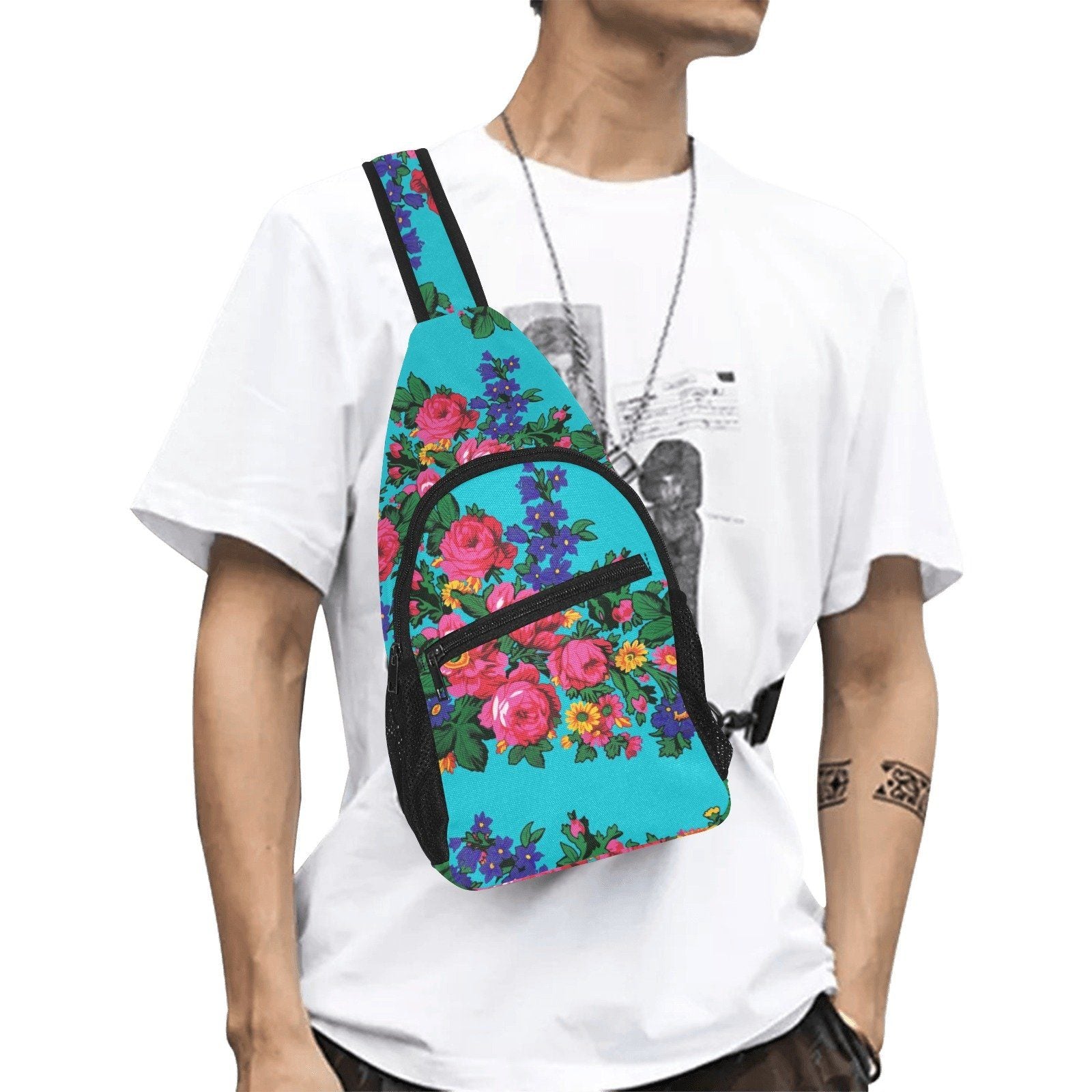 Kokum's Revenge Sky All Over Print Chest Bag (Model 1719) All Over Print Chest Bag (1719) e-joyer