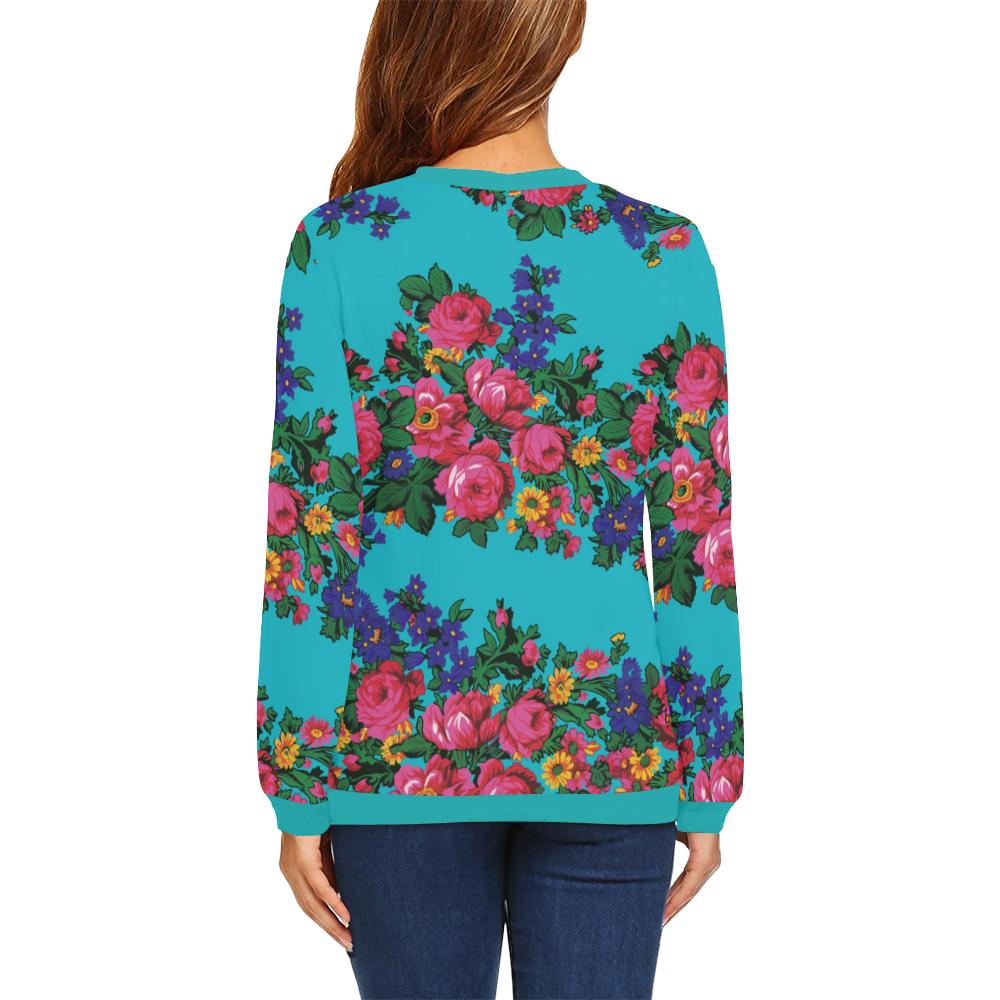 Kokum's Revenge-Sky All Over Print Crewneck Sweatshirt for Women (Model H18) Crewneck Sweatshirt for Women (H18) e-joyer