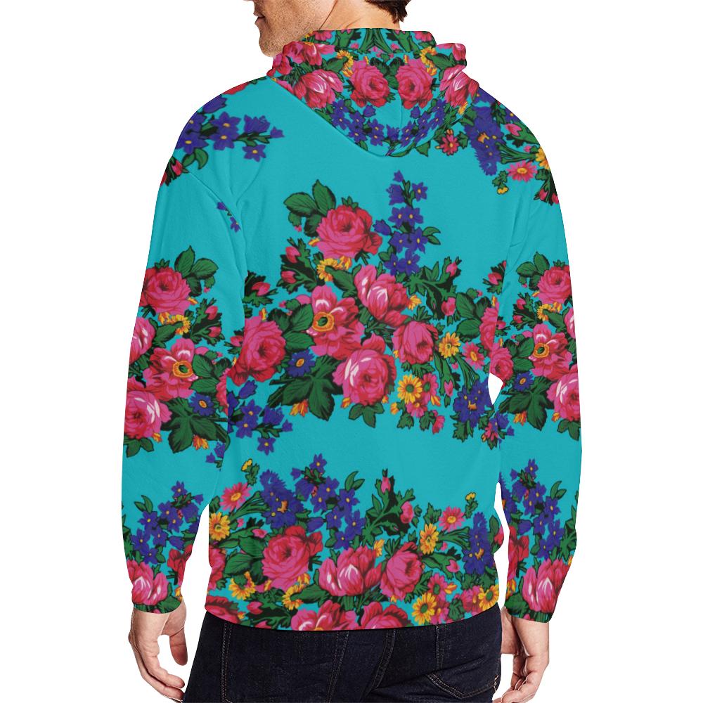 Kokum's Revenge-Sky All Over Print Full Zip Hoodie for Men (Model H14) All Over Print Full Zip Hoodie for Men (H14) e-joyer