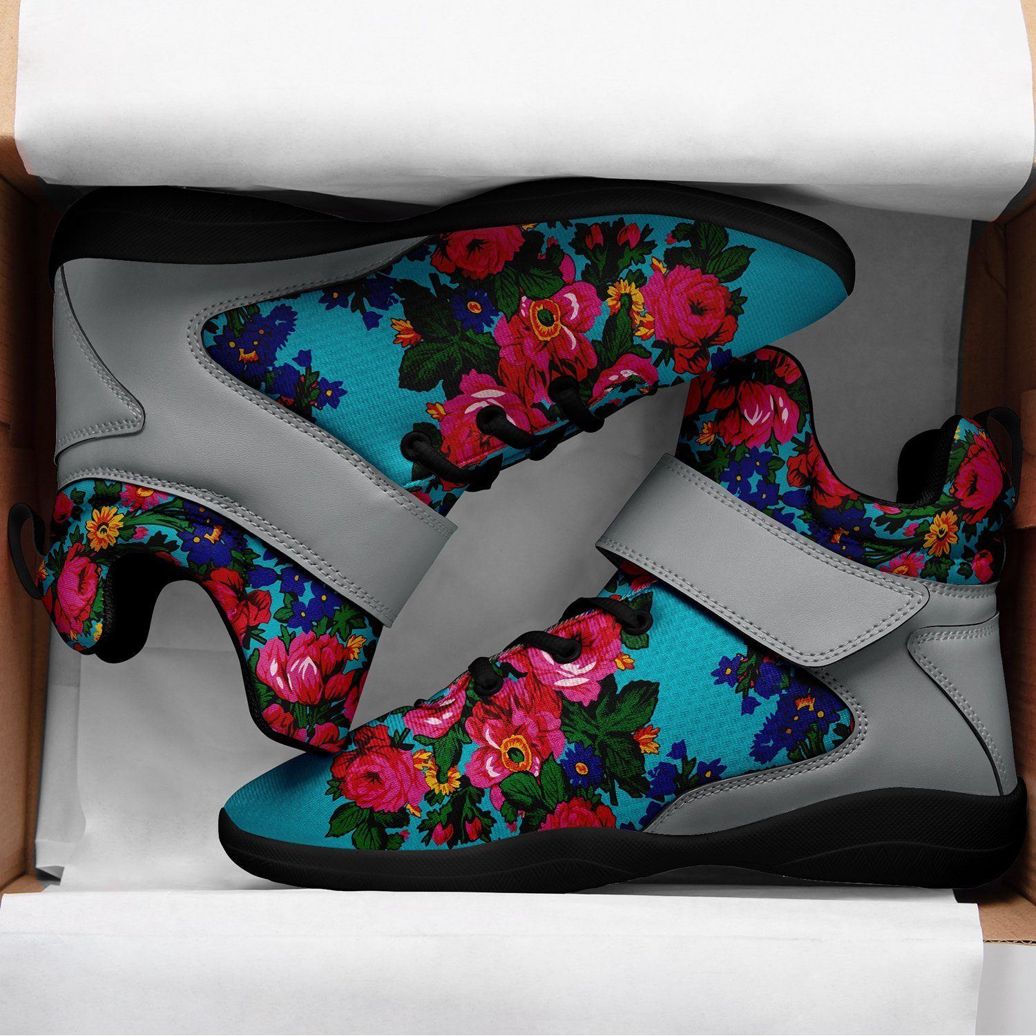 Kokum's Revenge Sky Ipottaa Basketball / Sport High Top Shoes - Black Sole 49 Dzine