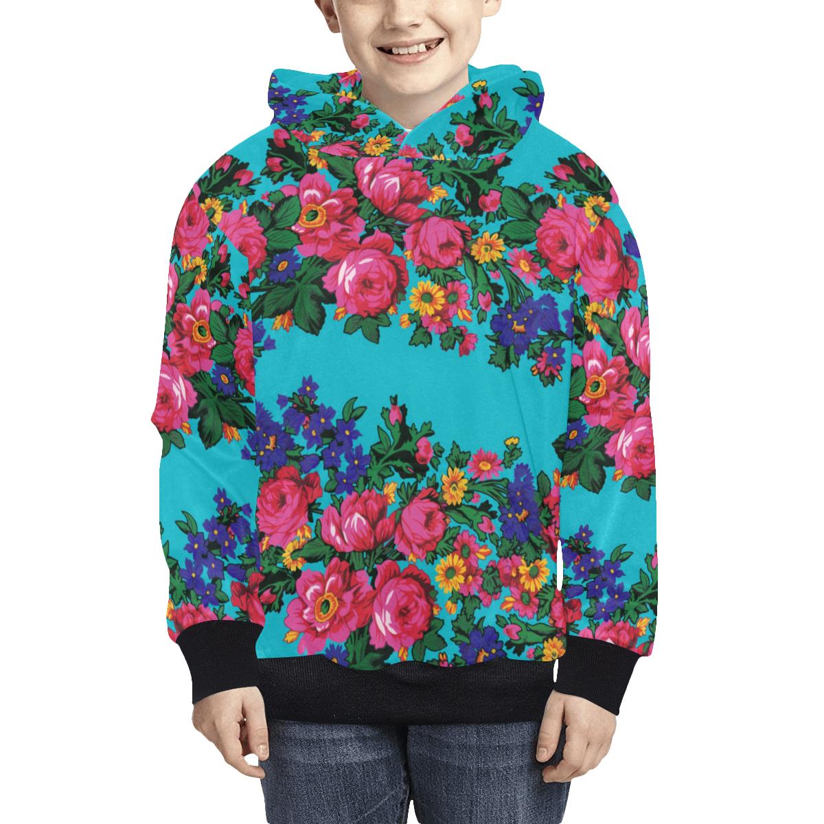 Kokum's Revenge Sky Kids' All Over Print Hoodie (Model H38) Kids' AOP Hoodie (H38) e-joyer