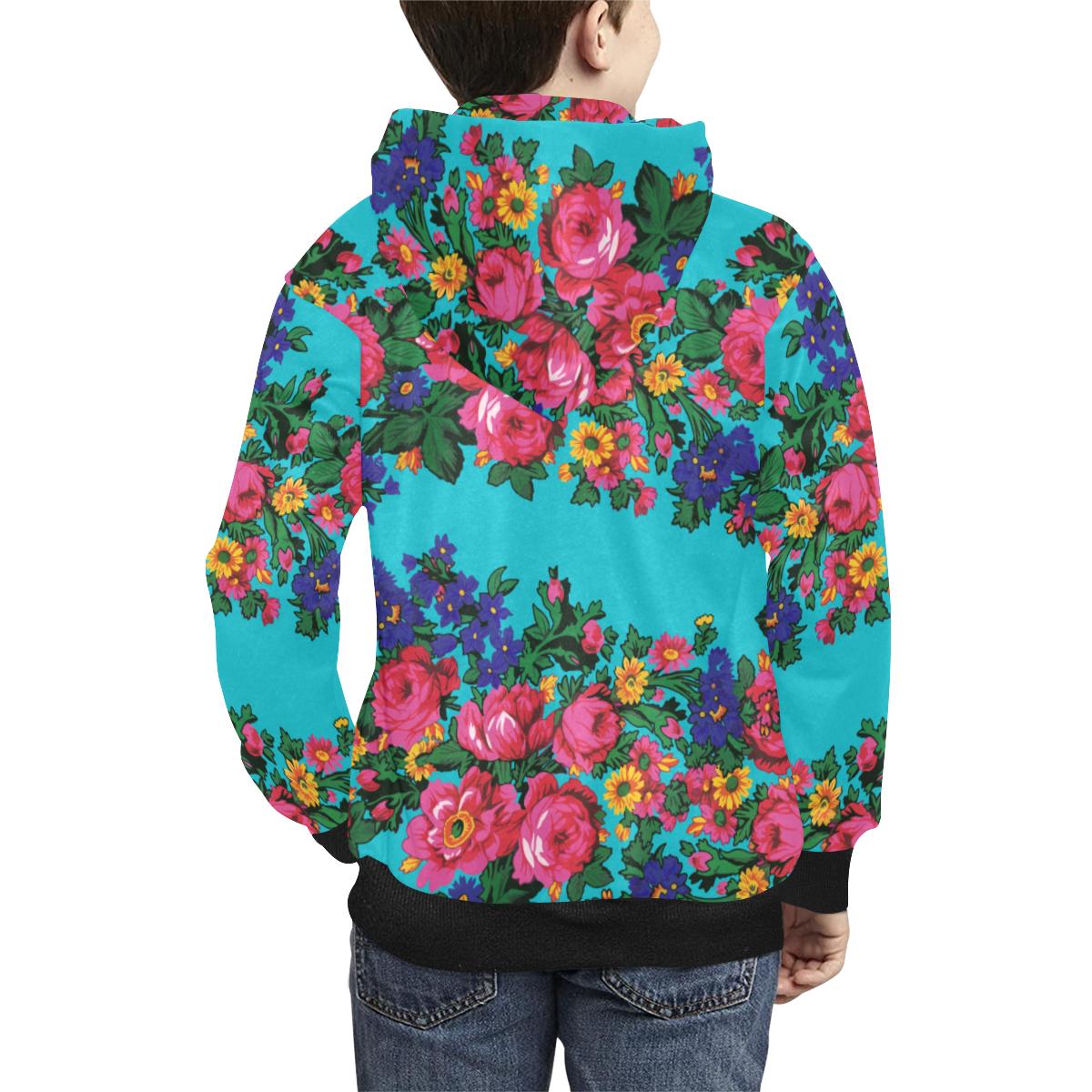 Kokum's Revenge Sky Kids' All Over Print Hoodie (Model H38) Kids' AOP Hoodie (H38) e-joyer