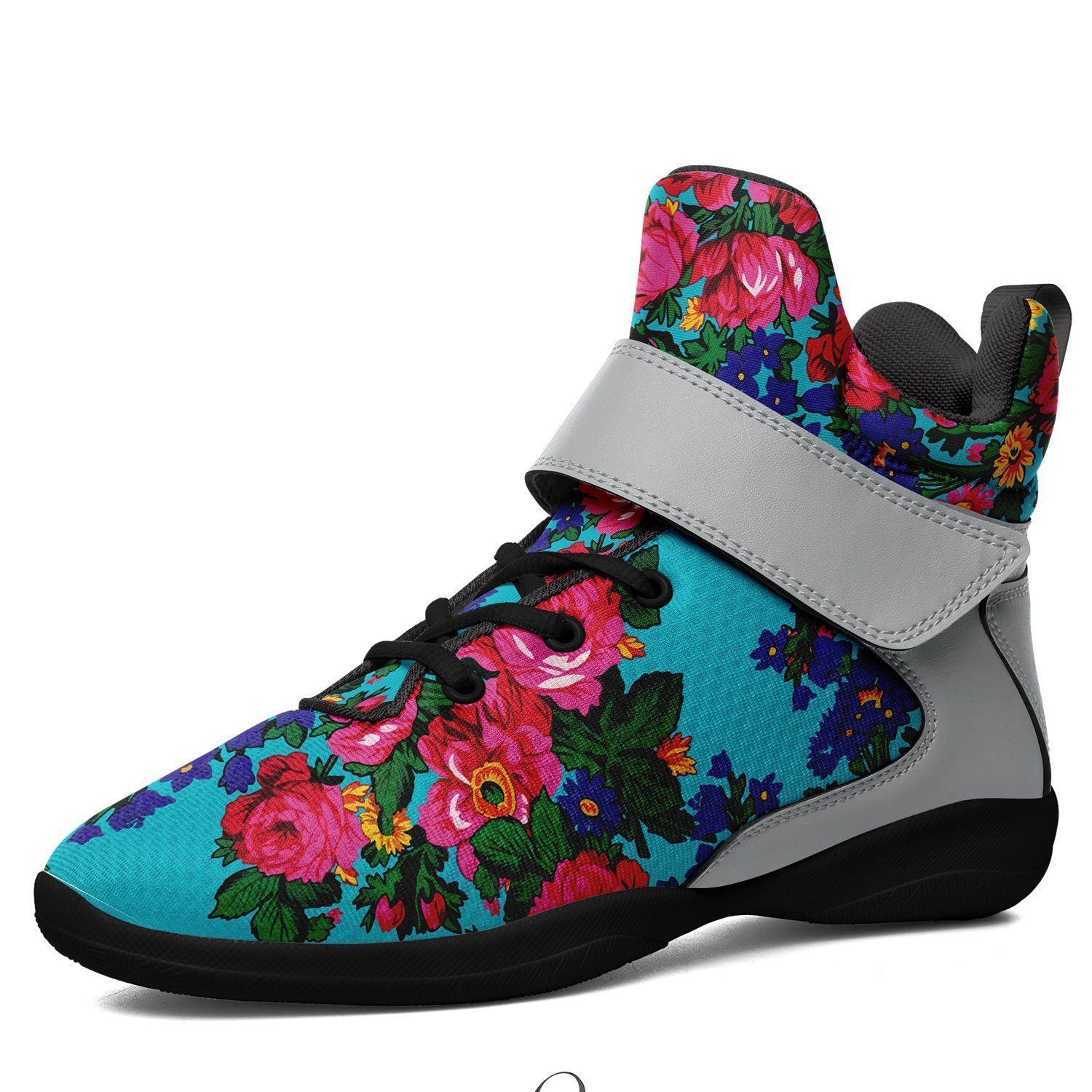 Kokum's Revenge Sky Kid's Ipottaa Basketball / Sport High Top Shoes 49 Dzine US Child 12.5 / EUR 30 Black Sole with Gray Strap