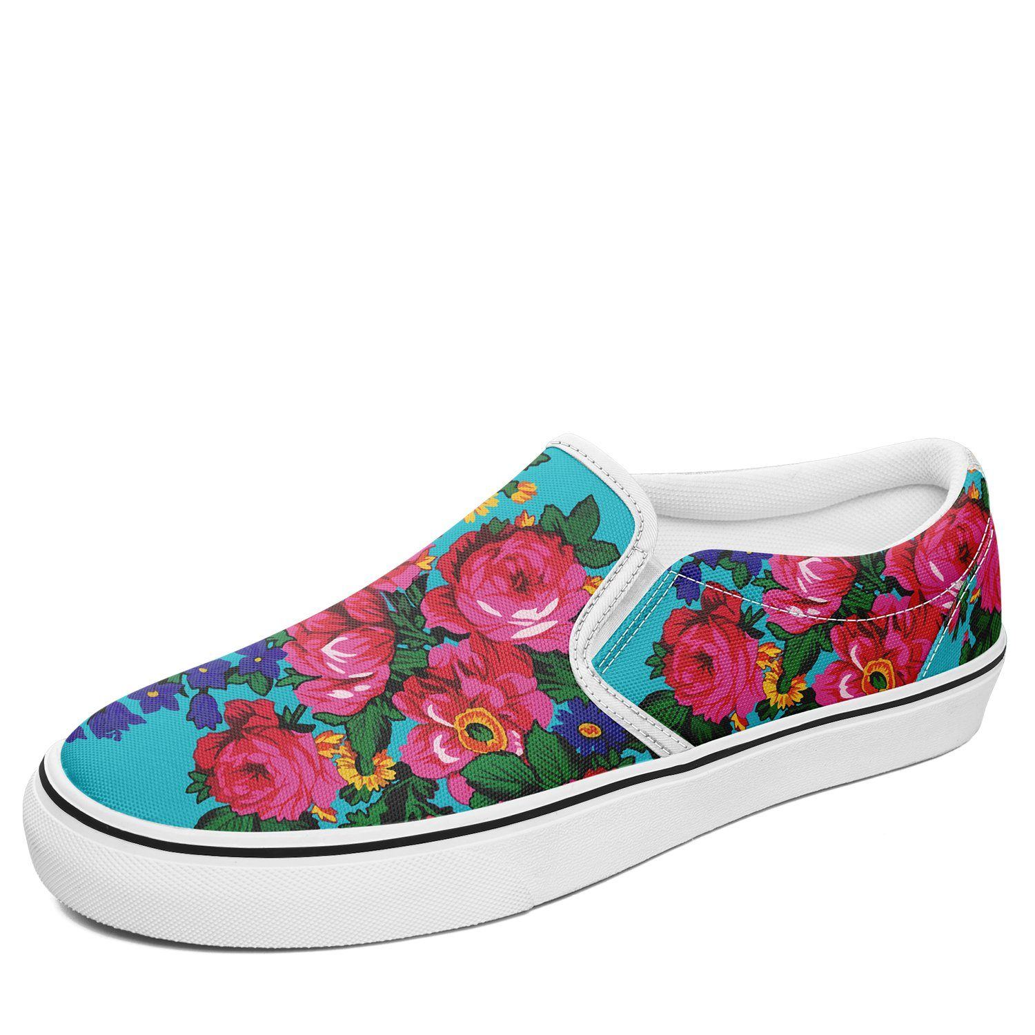 Kokum's Revenge Sky Otoyimm Kid's Canvas Slip On Shoes 49 Dzine US Youth 1 / EUR 32 White Sole