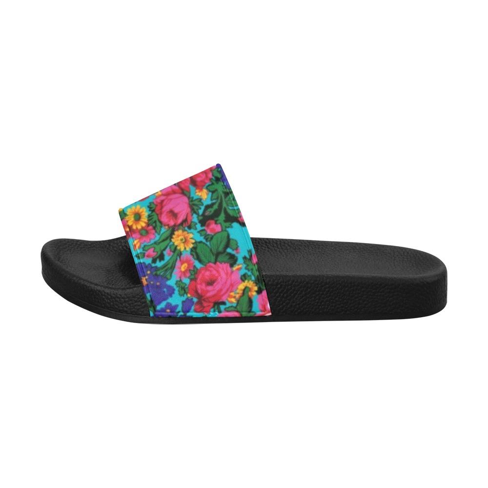 Kokum's Revenge Sky Women's Slide Sandals (Model 057) Women's Slide Sandals (057) e-joyer