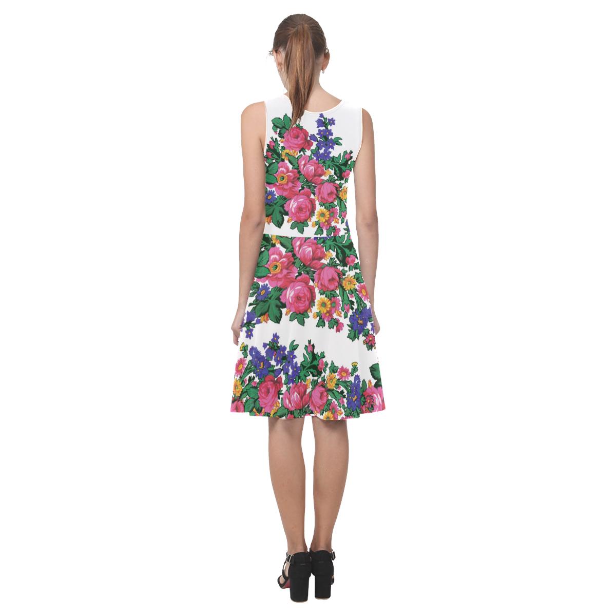 Kokum's Revenge-White Atalanta Casual Sundress(Model D04) Atalanta Sundress (D04) e-joyer