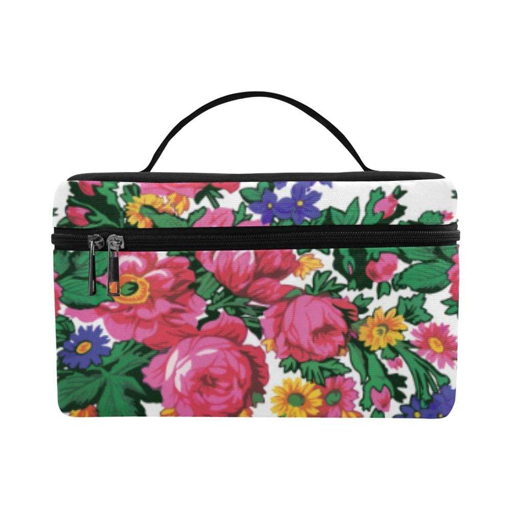 Kokum's Revenge-White Cosmetic Bag/Large (Model 1658) Cosmetic Bag e-joyer