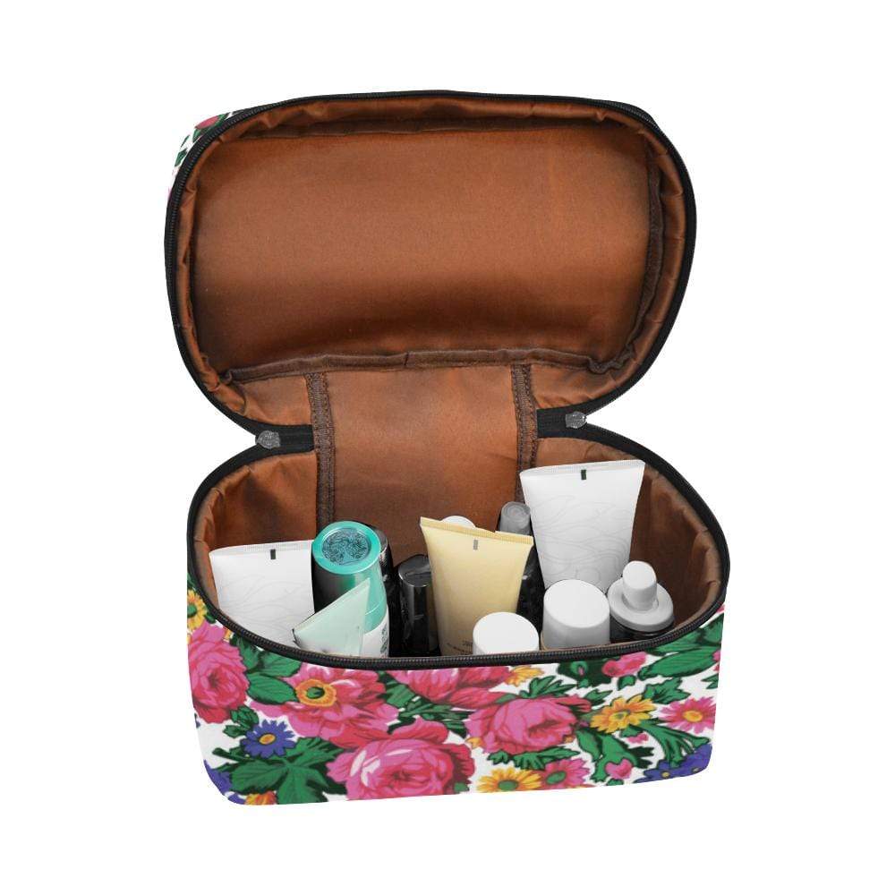 Kokum's Revenge-White Cosmetic Bag/Large (Model 1658) Cosmetic Bag e-joyer