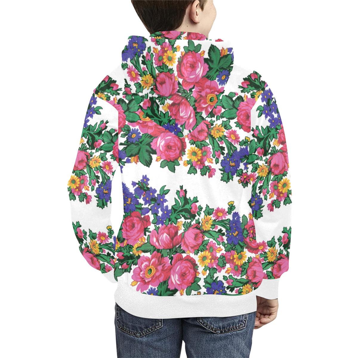 Kokum's Revenge White Kids' All Over Print Hoodie (Model H38) Kids' AOP Hoodie (H38) e-joyer