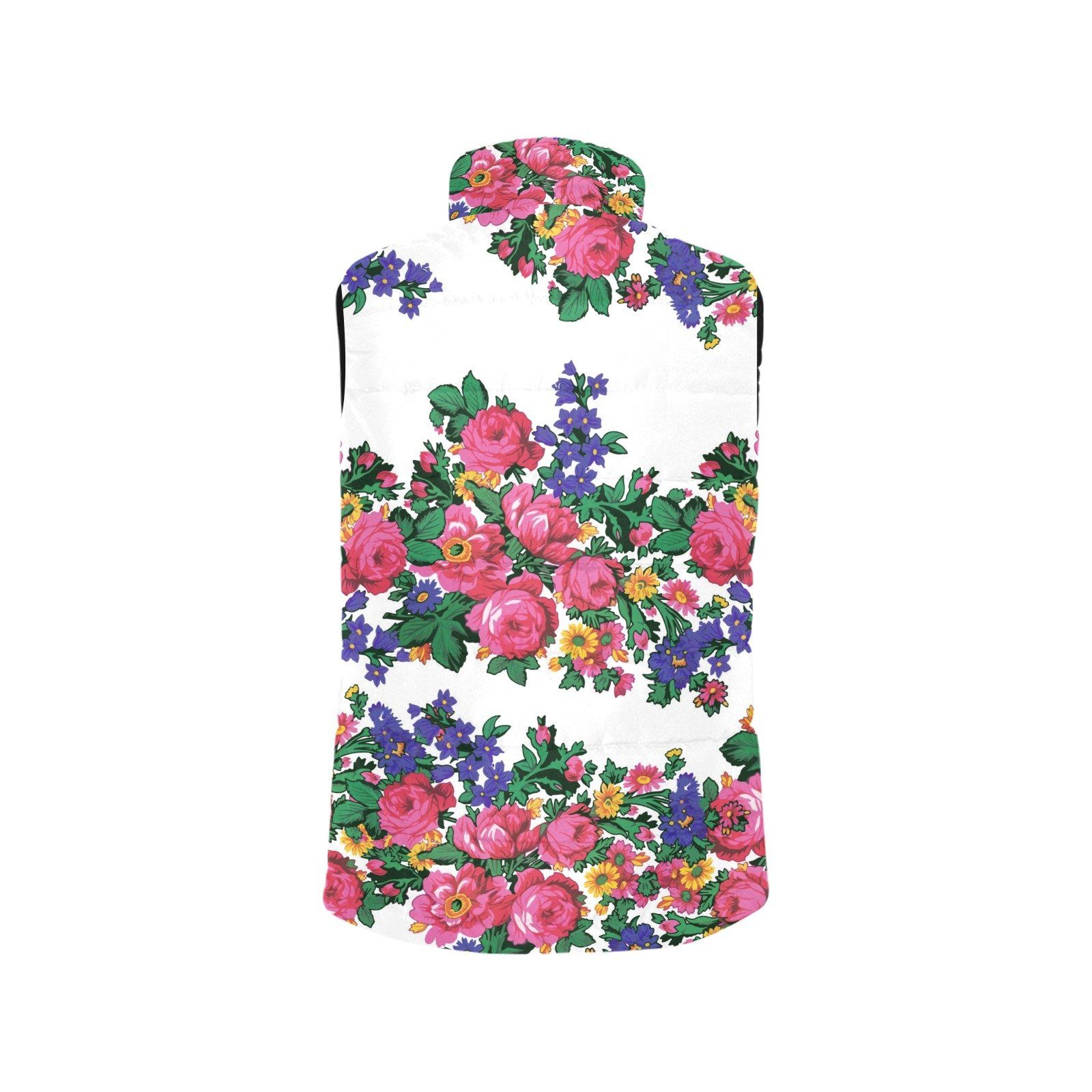 Kokum's Revenge White Women's Padded Vest Jacket (Model H44) Women's Padded Vest Jacket (H44) e-joyer