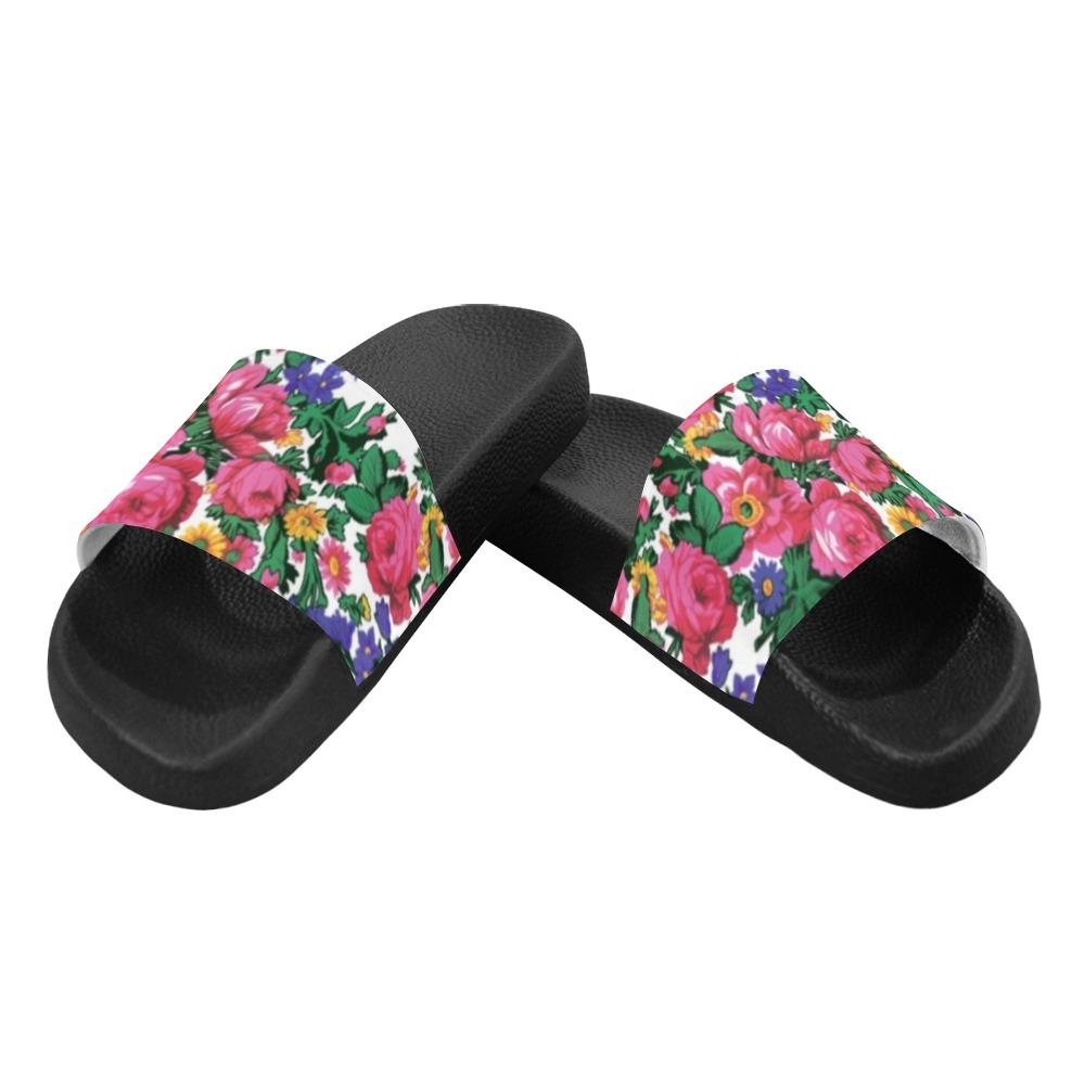 Kokum_s Revenge White Women's Slide Sandals (Model 057) Women's Slide Sandals (057) e-joyer