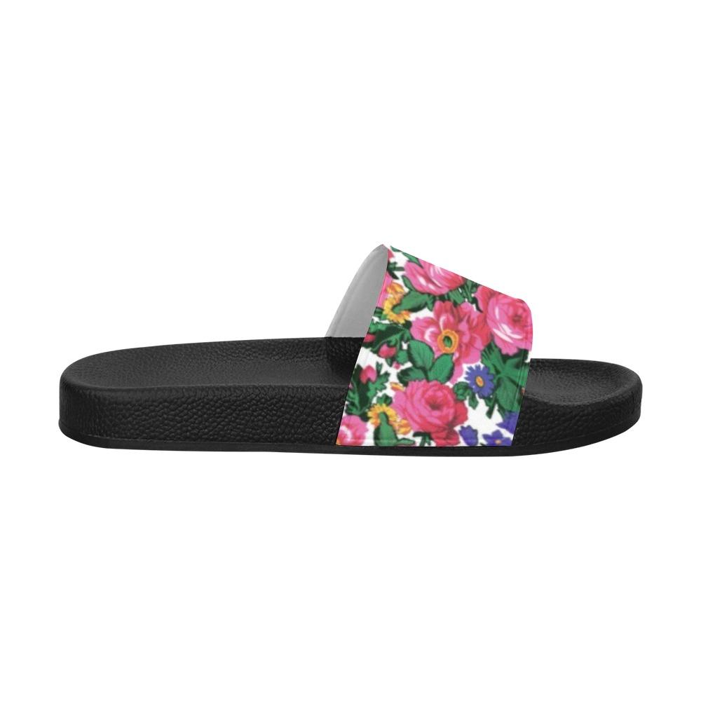 Kokum_s Revenge White Women's Slide Sandals (Model 057) Women's Slide Sandals (057) e-joyer