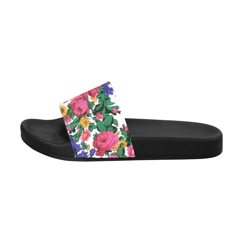 Kokum_s Revenge White Women's Slide Sandals (Model 057) Women's Slide Sandals (057) e-joyer