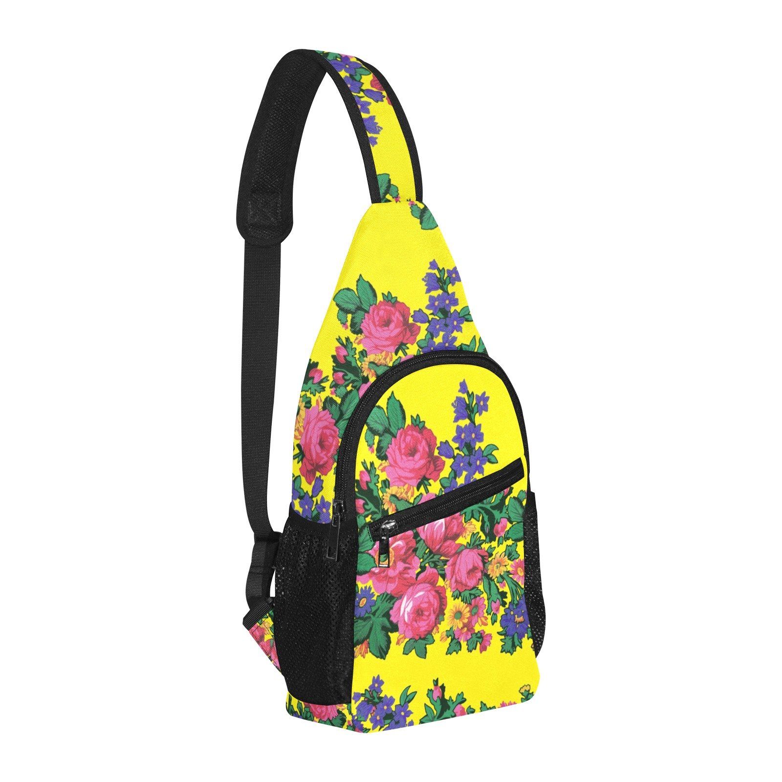 Kokum's Revenge Yellow All Over Print Chest Bag (Model 1719) All Over Print Chest Bag (1719) e-joyer