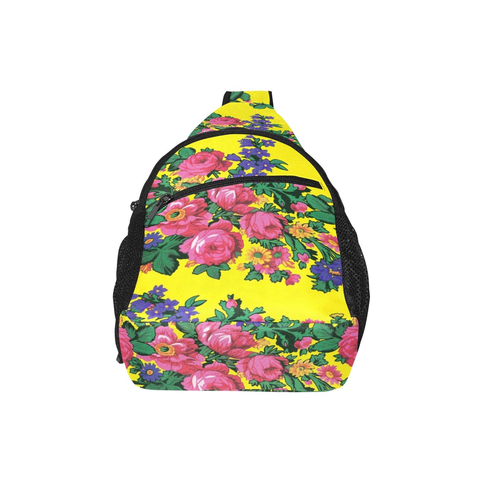 Kokum's Revenge Yellow All Over Print Chest Bag (Model 1719) All Over Print Chest Bag (1719) e-joyer