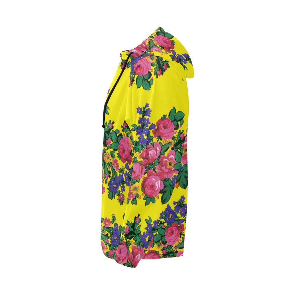 Kokum's Revenge-Yellow All Over Print Full Zip Hoodie for Men (Model H14) All Over Print Full Zip Hoodie for Men (H14) e-joyer