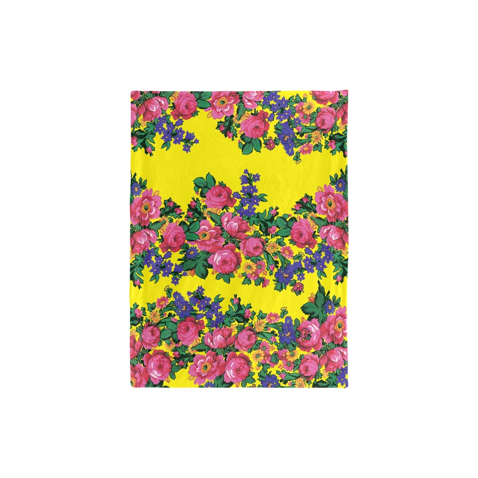 Kokum's Revenge Yellow Baby Blanket 30"x40" Baby Blanket 30"x40" e-joyer