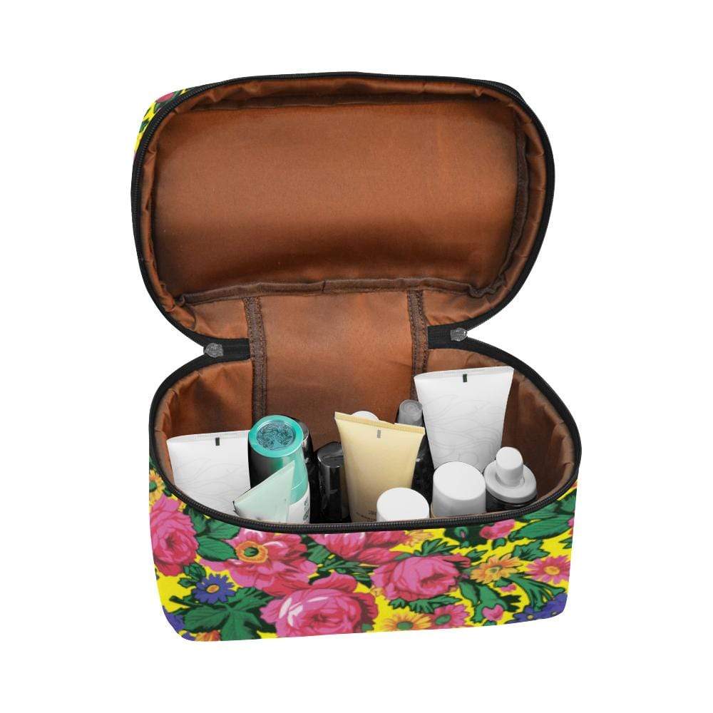 Kokum's Revenge-Yellow Cosmetic Bag/Large (Model 1658) Cosmetic Bag e-joyer