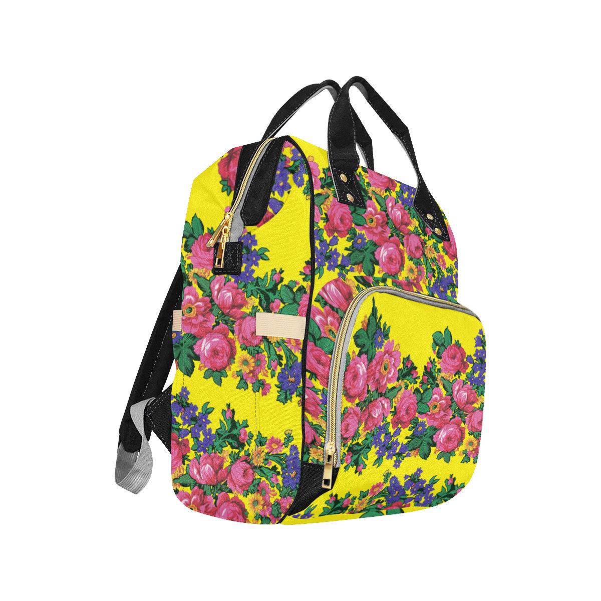 Kokum's Revenge-Yellow Multi-Function Diaper Backpack (Model 1688) Diaper Backpack (1688) e-joyer