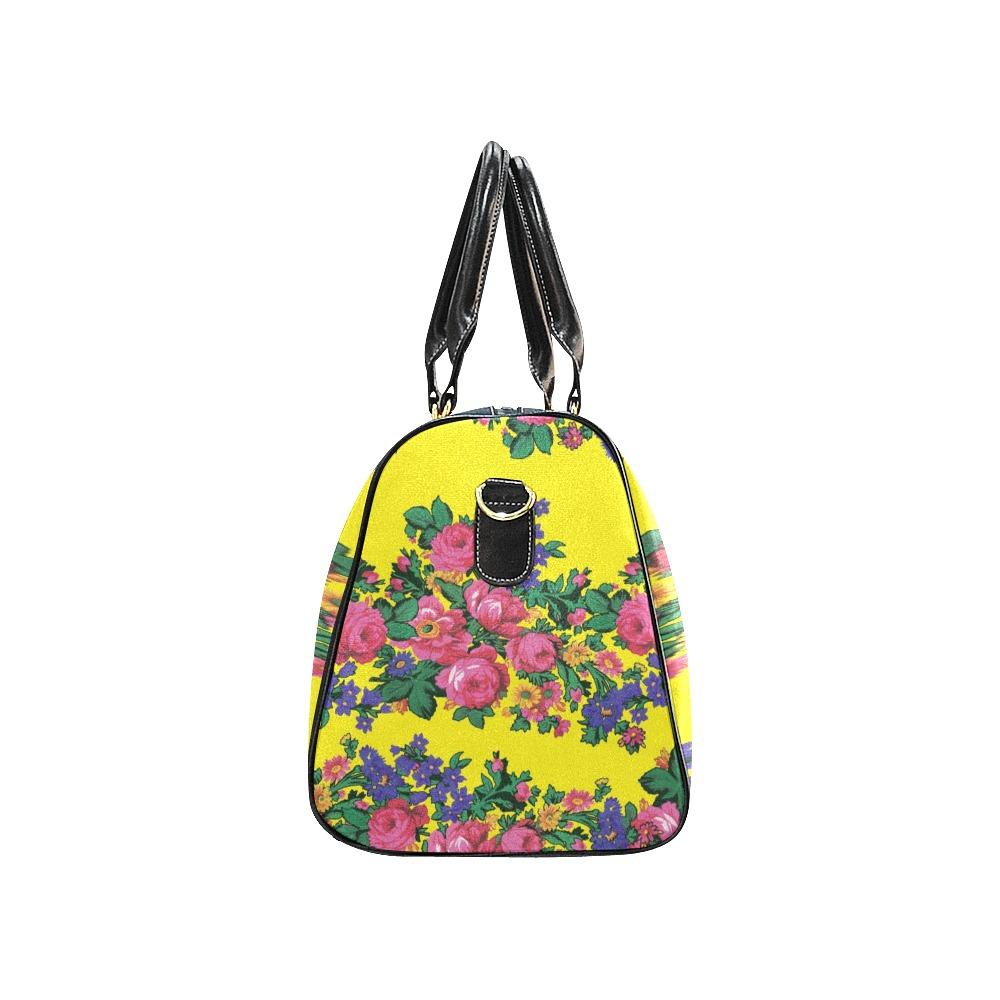 Kokum's Revenge Yellow New Waterproof Travel Bag/Small (Model 1639) bag e-joyer