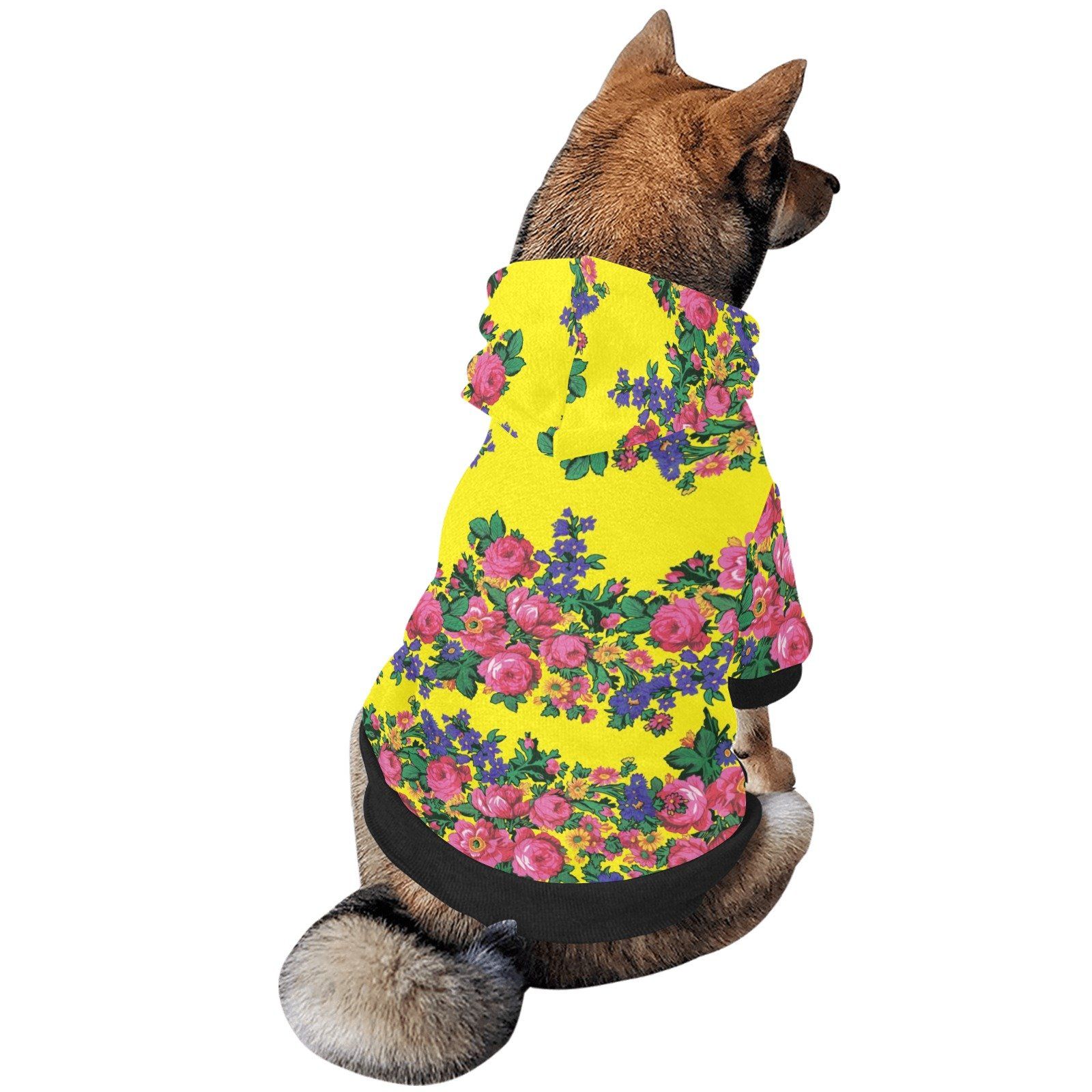 Kokum's Revenge Yellow Pet Dog Hoodie Pet Dog Hoodie e-joyer