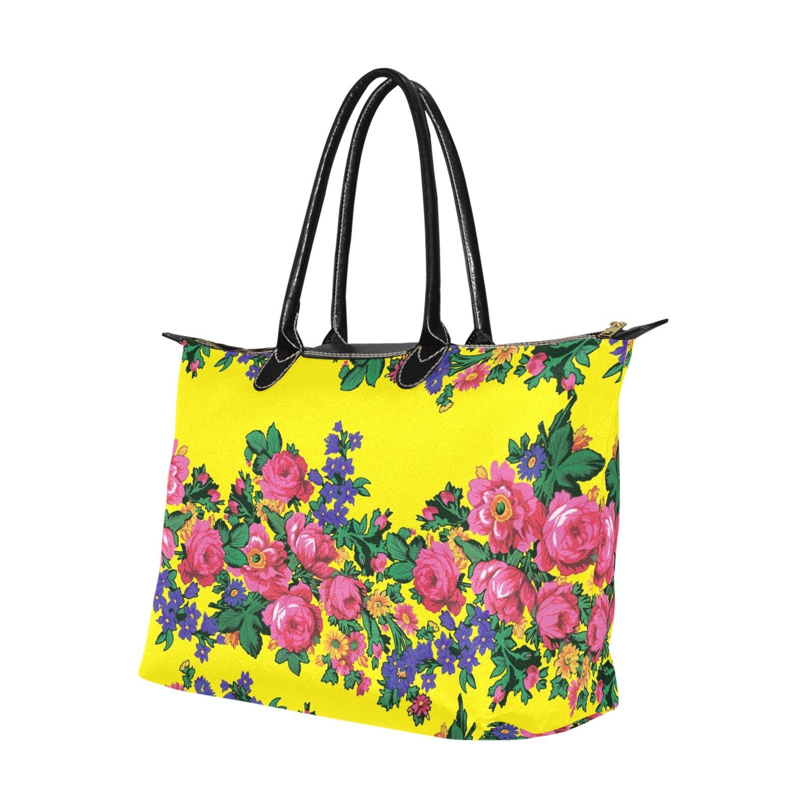 Kokum's Revenge Yellow Single-Shoulder Lady Handbag (Model 1714) bag e-joyer